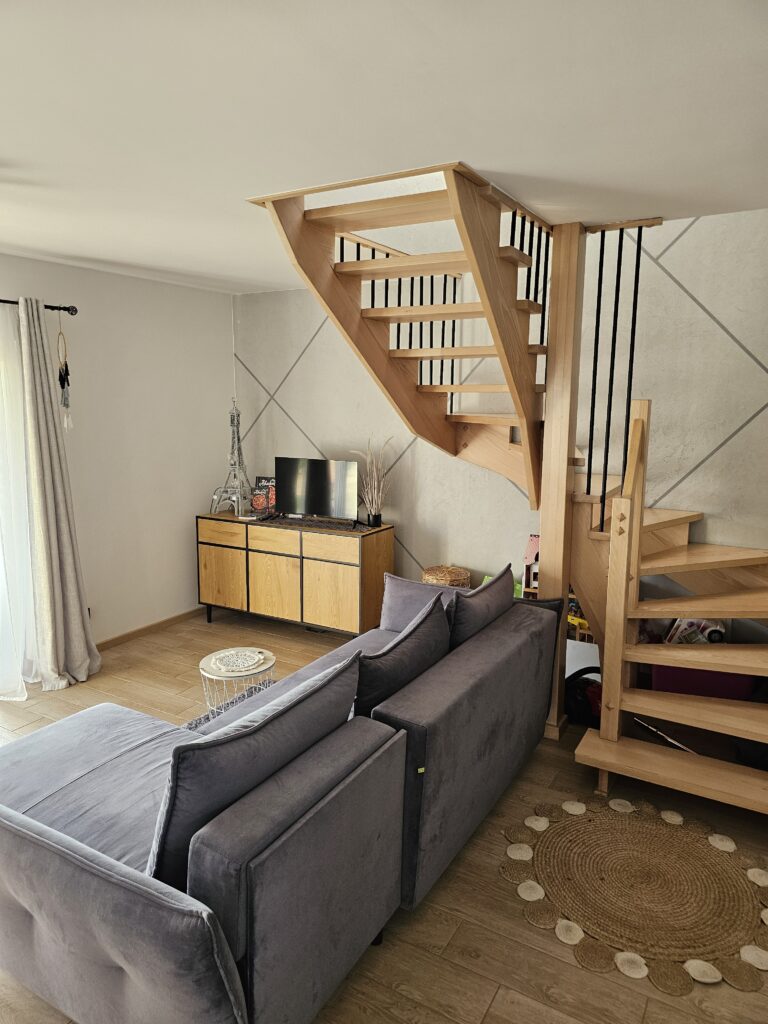 Salon w domku wakacyjnym w miejscowości Lądek-Zdrój